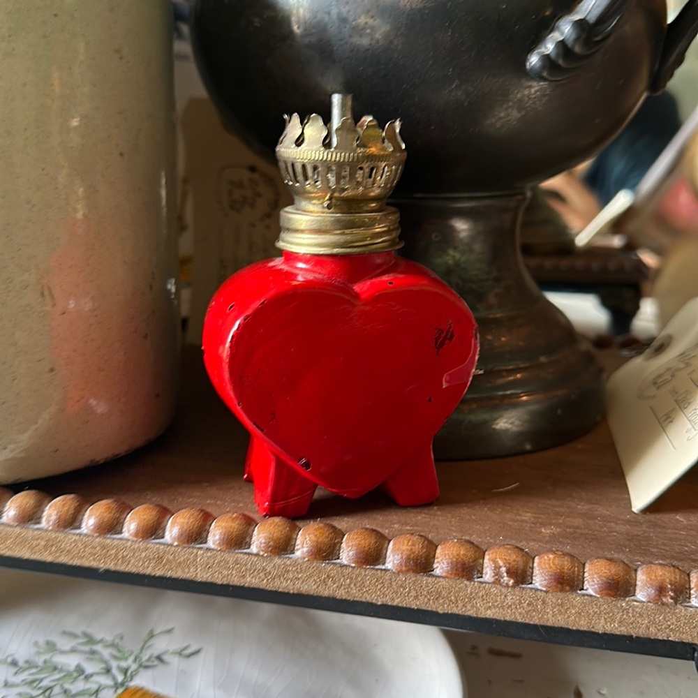 Mini Heart oil lamp